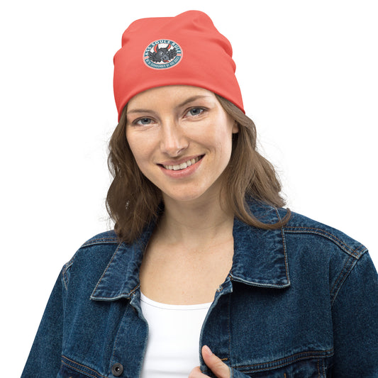 Logo of ASR beanie - salmon