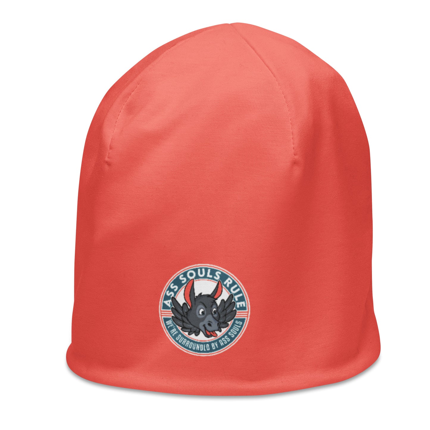 Logo of ASR beanie - salmon