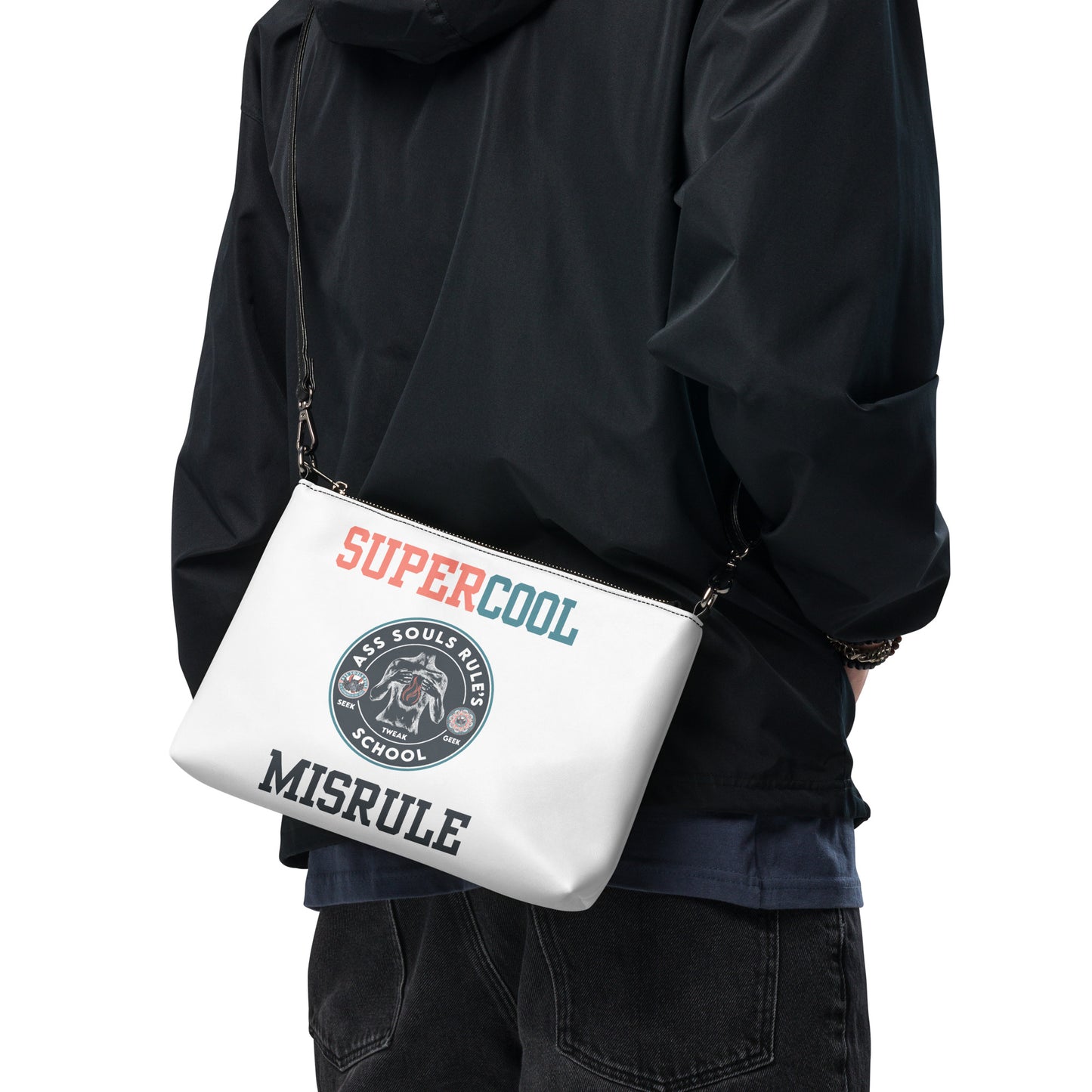 SuperCool MisRule crossbody bag