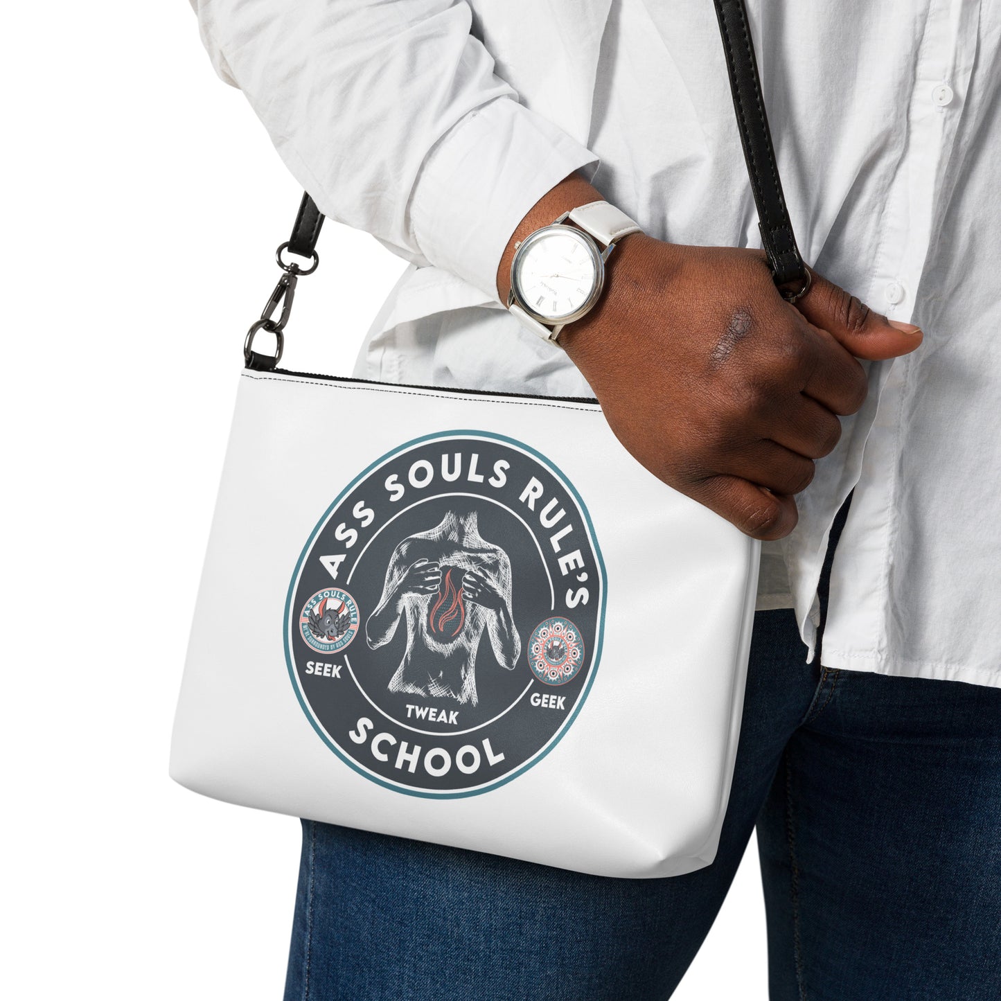 Ass Souls Rule's School crossbody bag