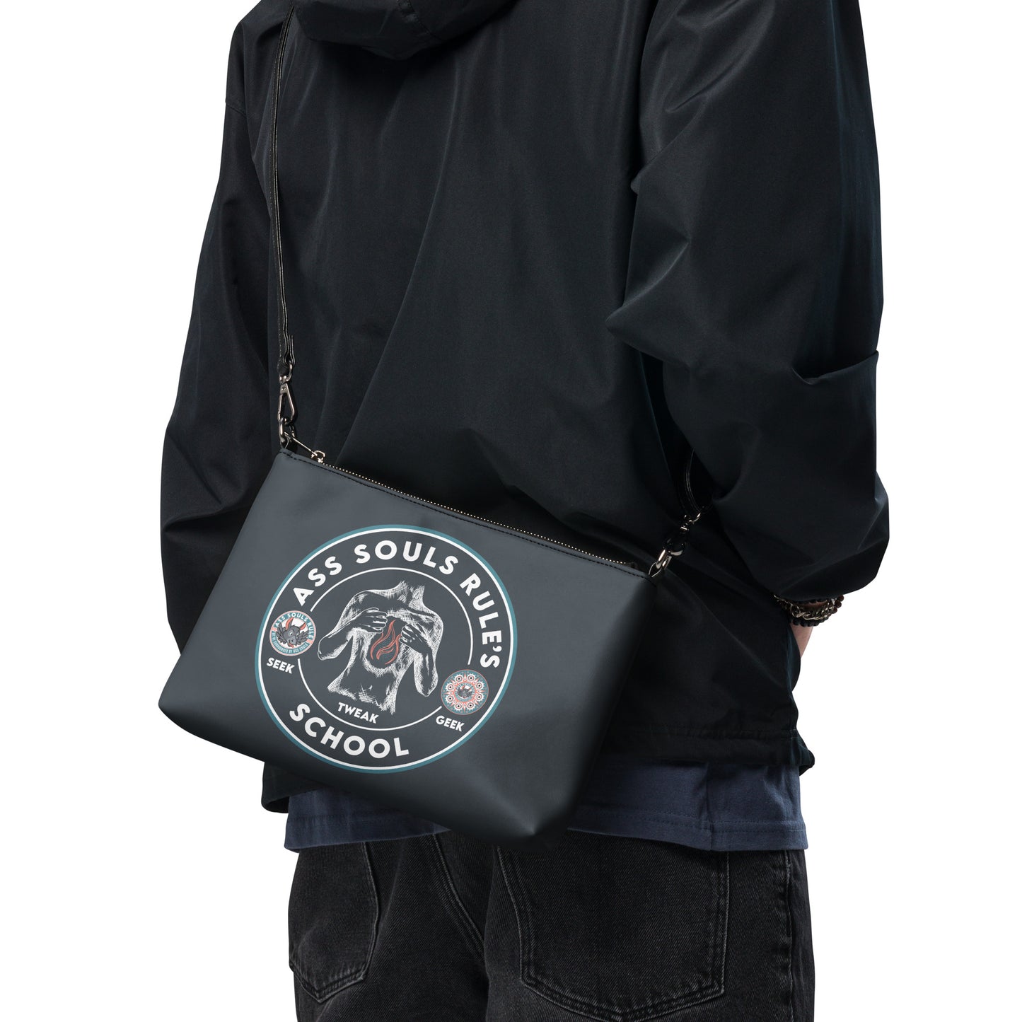 Ass Souls Rule's School crossbody bag