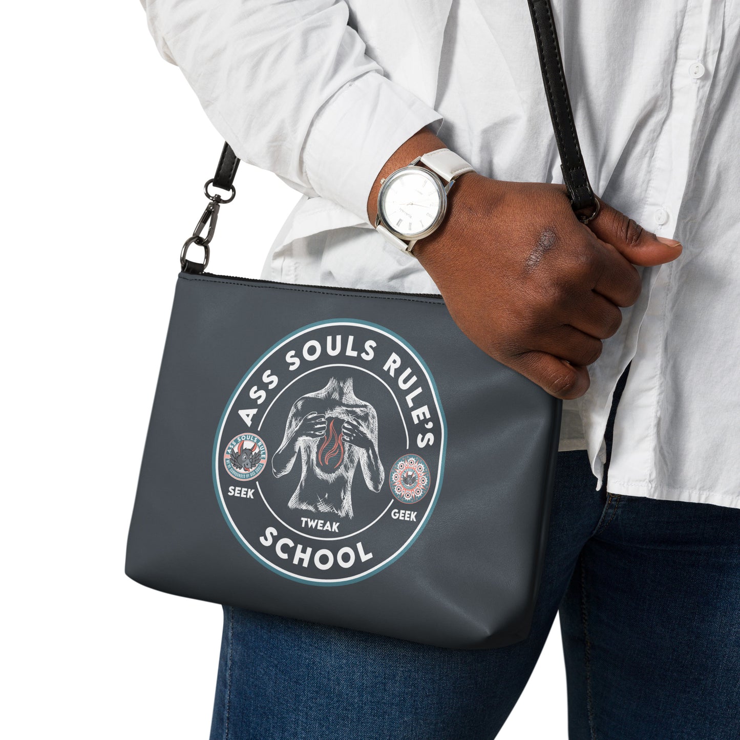 Ass Souls Rule's School crossbody bag