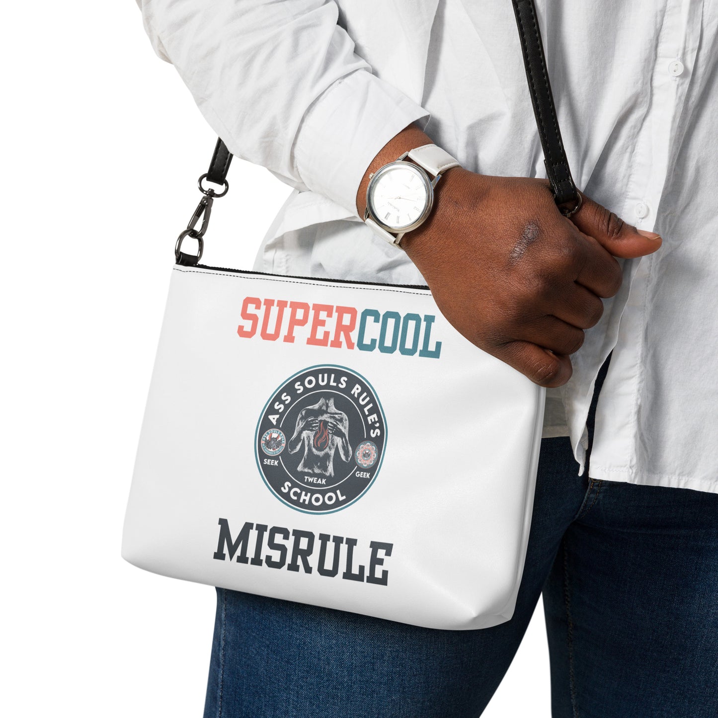 SuperCool MisRule crossbody bag