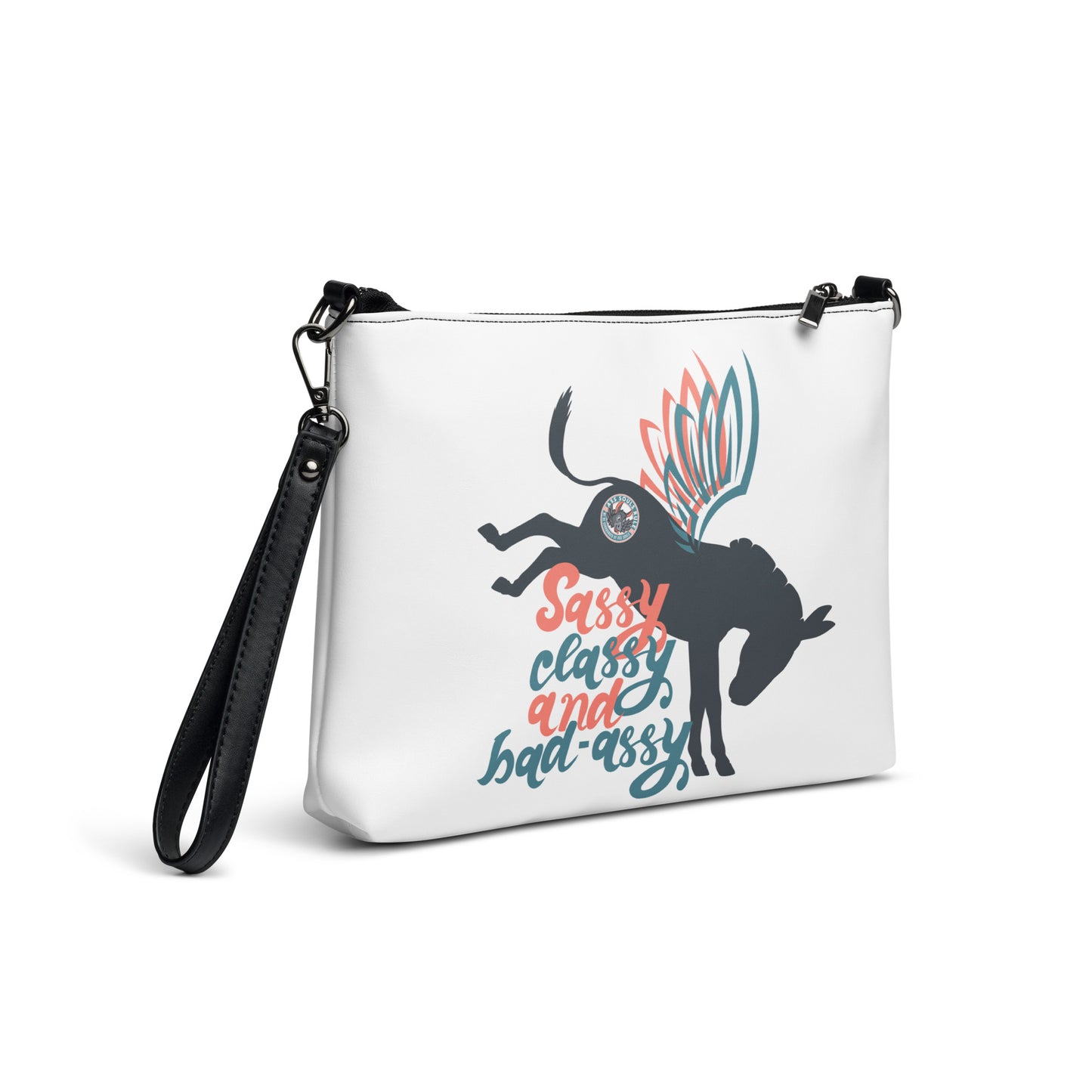 Sassy, Classy, & Bad Assy crossbody bag