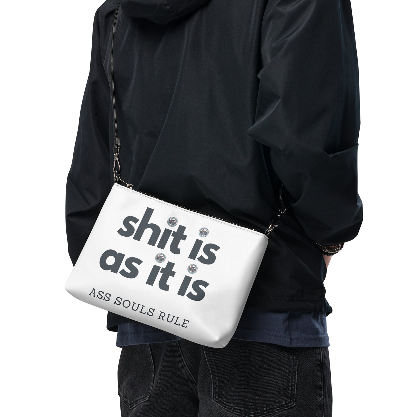 Shit Is As It Is crossbody bag