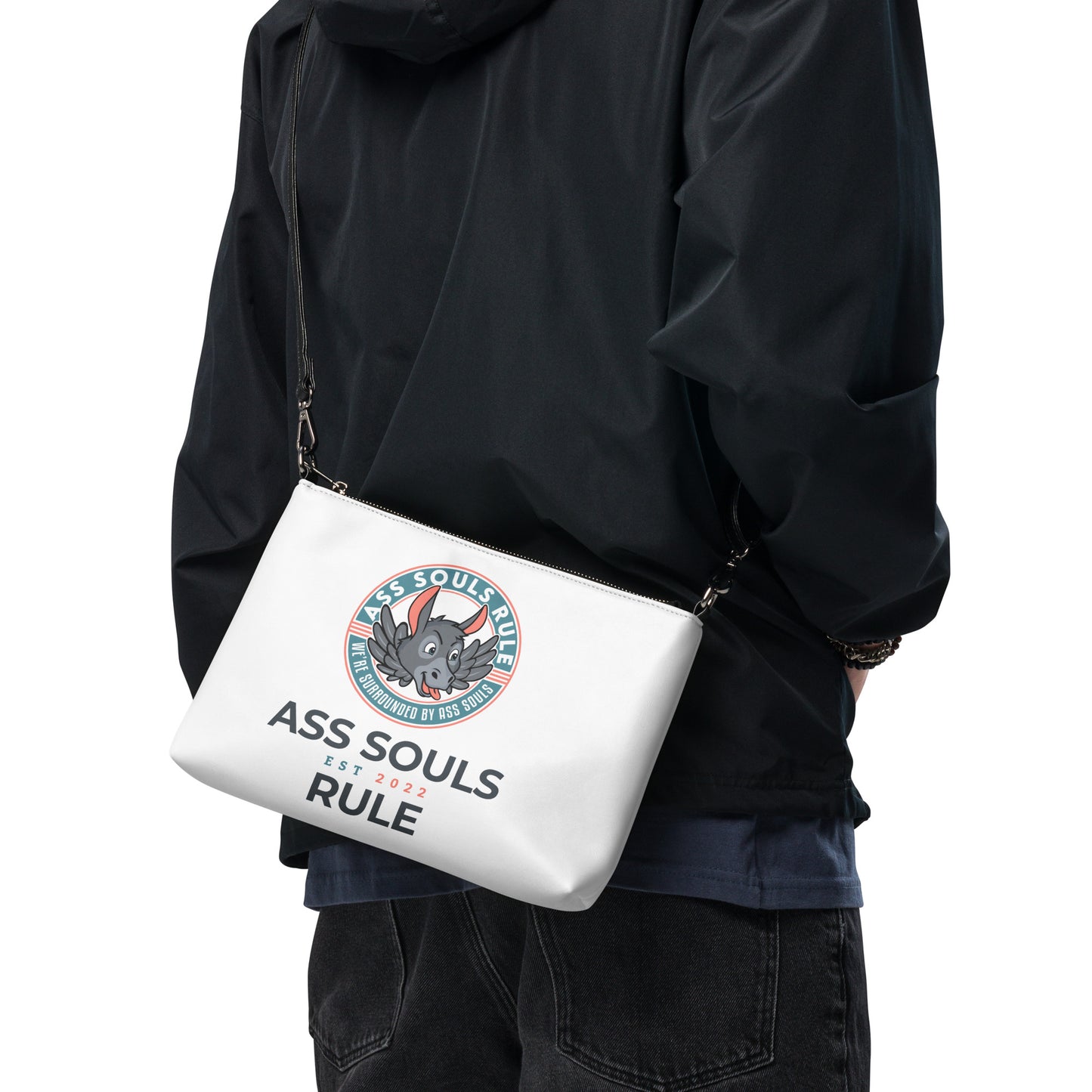 Logo of ASR Est crossbody bag