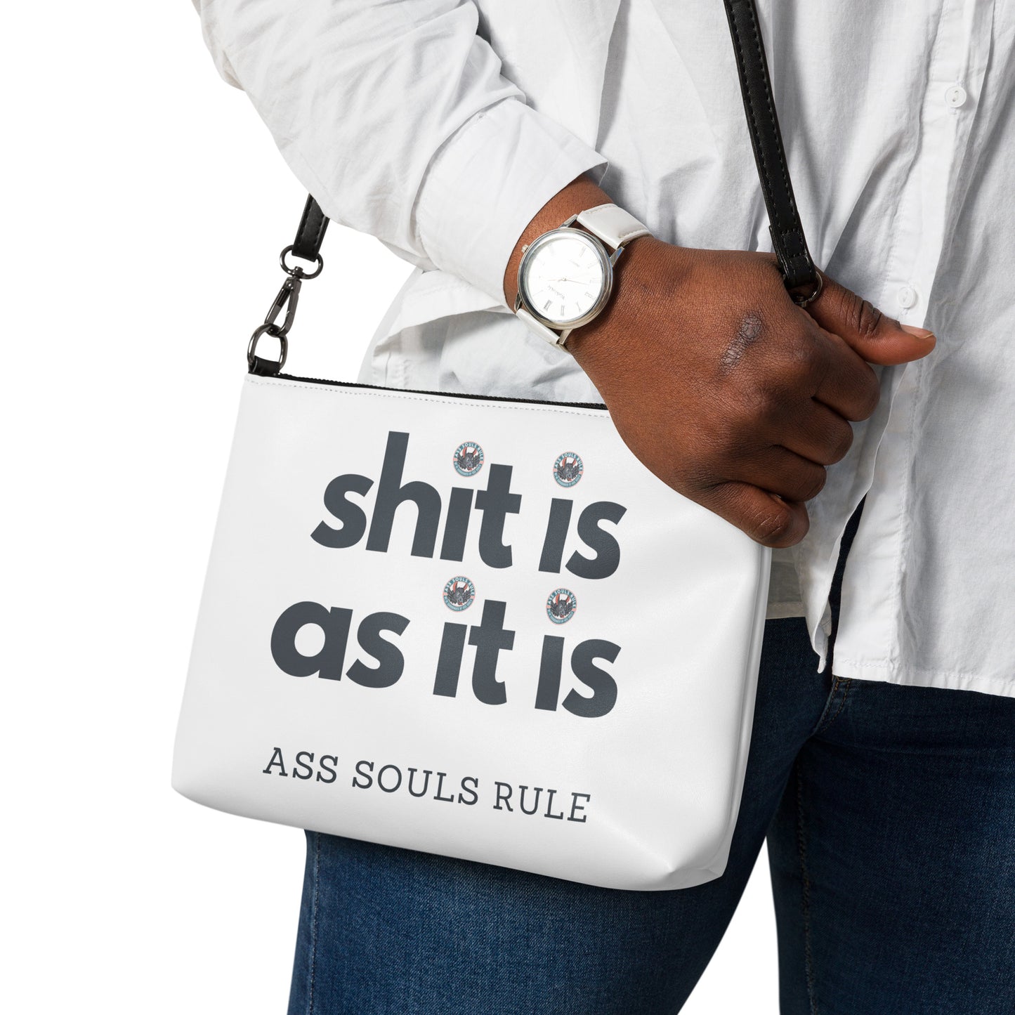 Shit Is As It Is crossbody bag