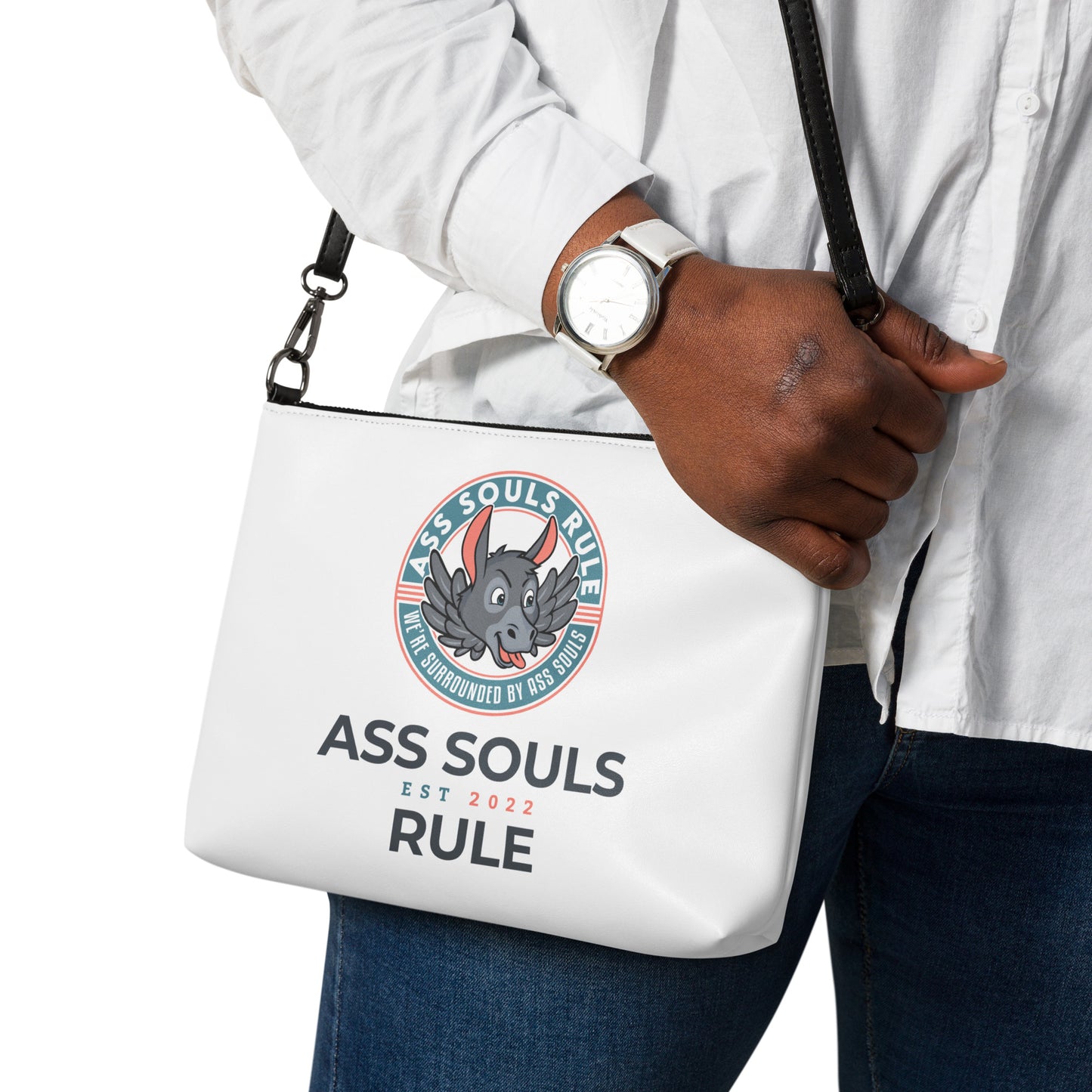 Logo of ASR Est crossbody bag