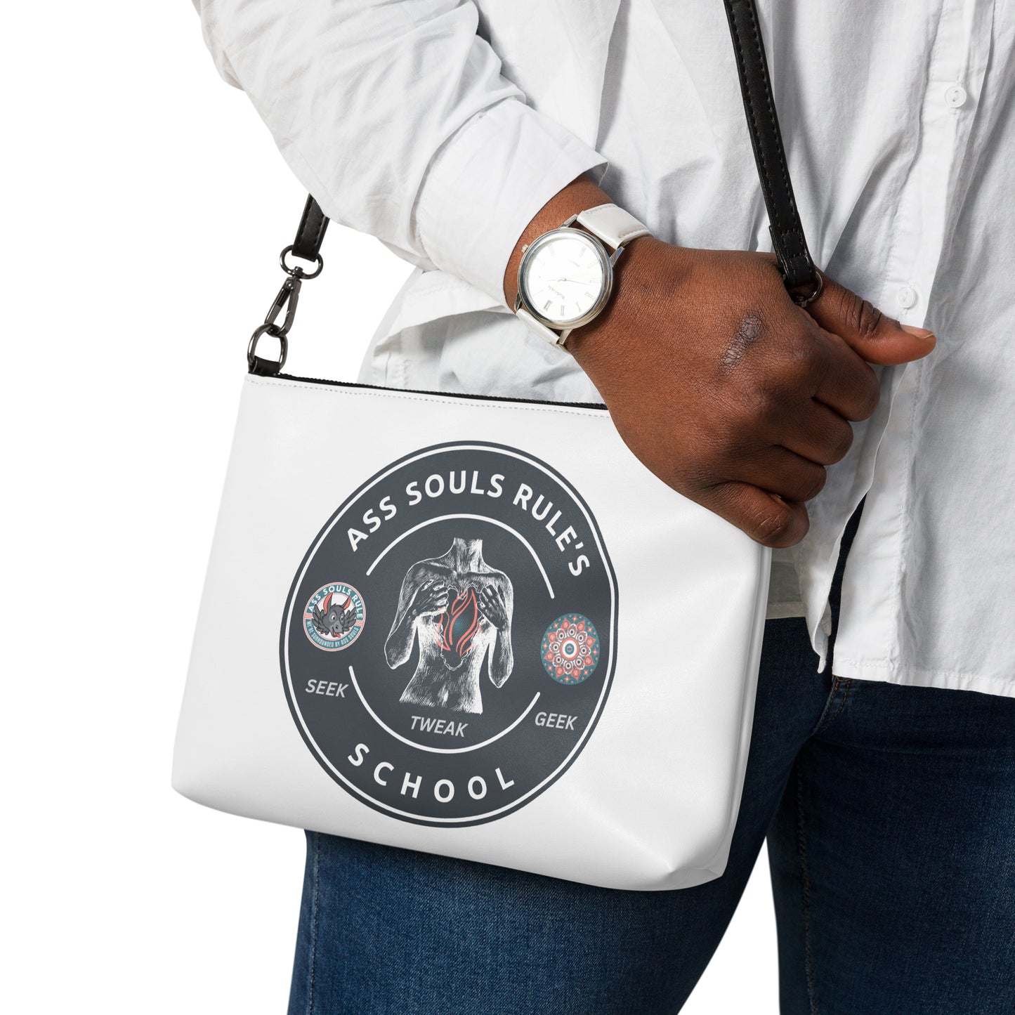 Ass Souls Rule's School crossbody bag