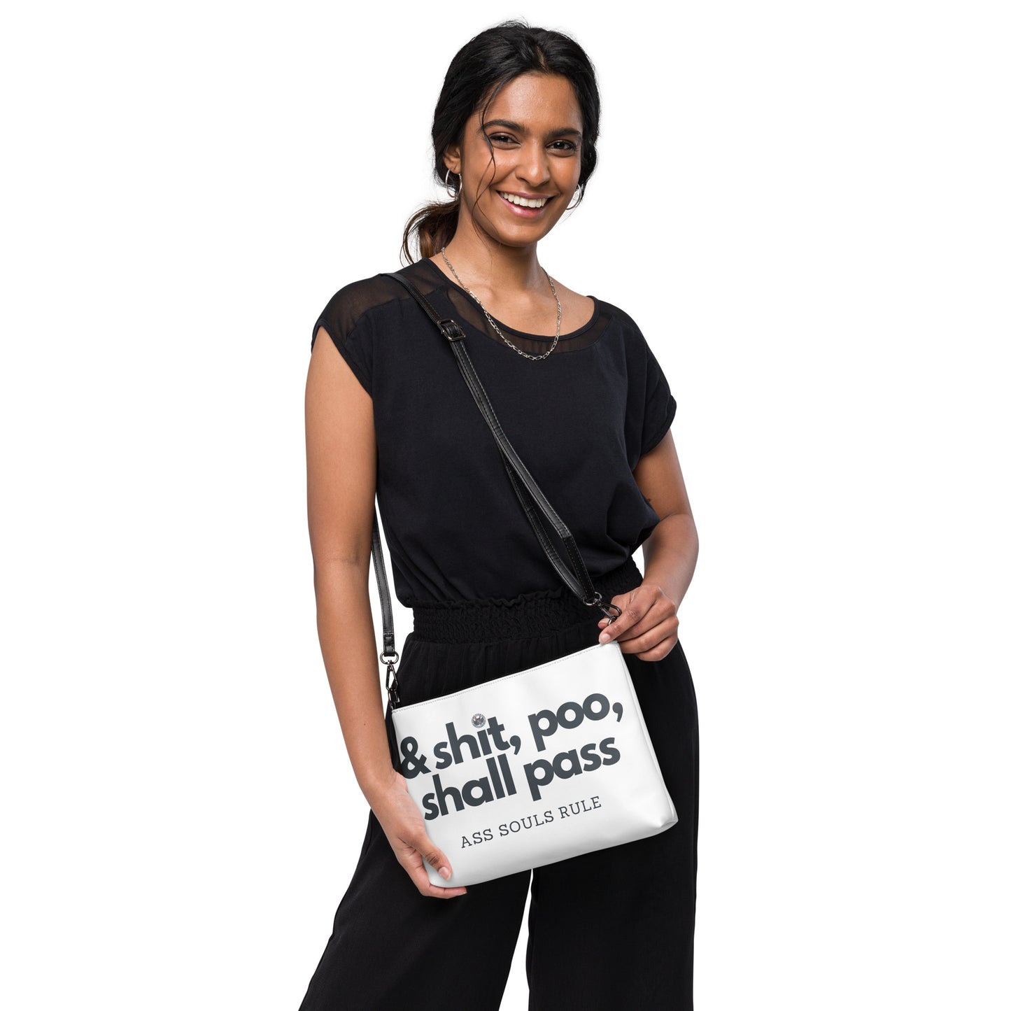 & Shit, Poo, Shall Pass crossbody bag