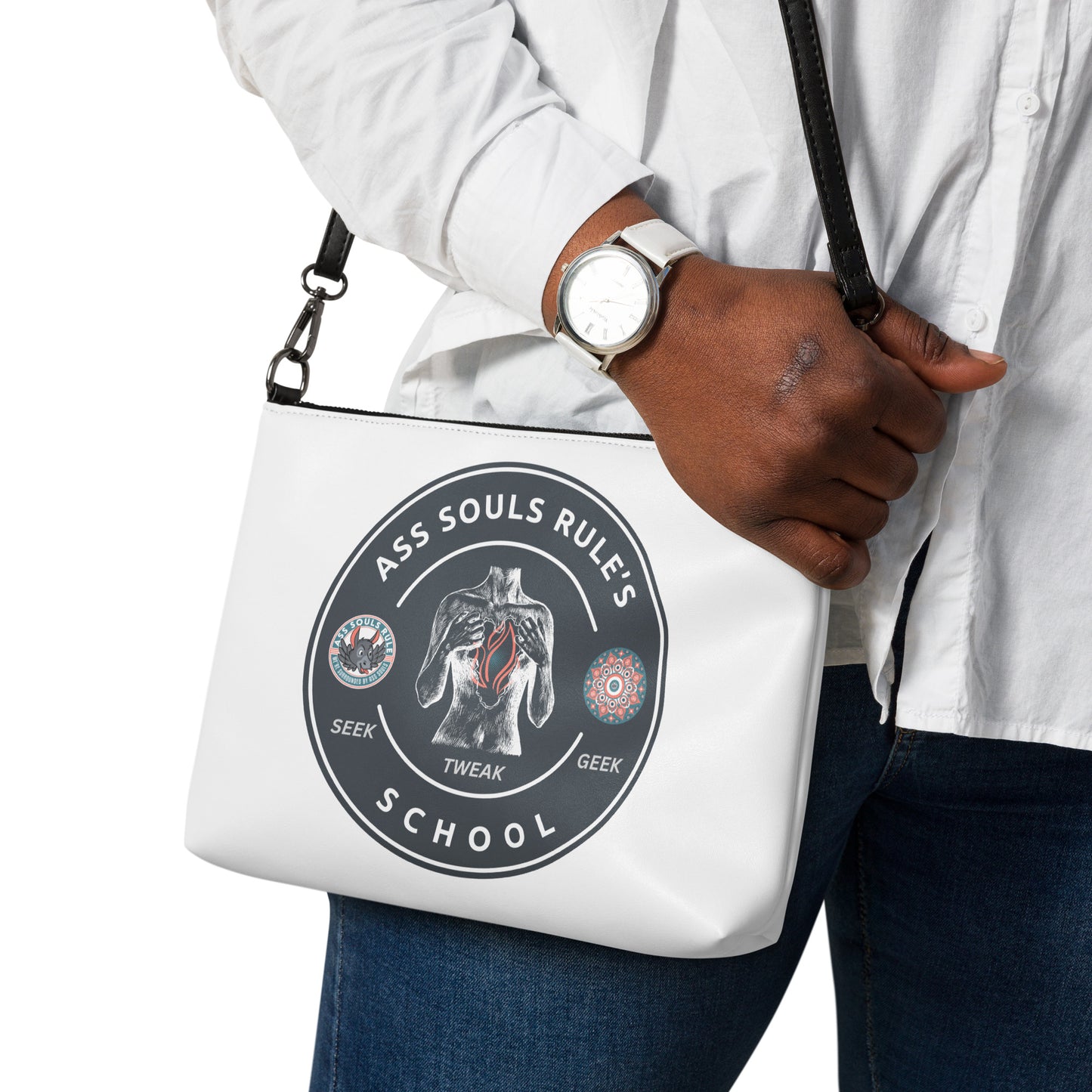 Ass Souls Rule's School crossbody bag