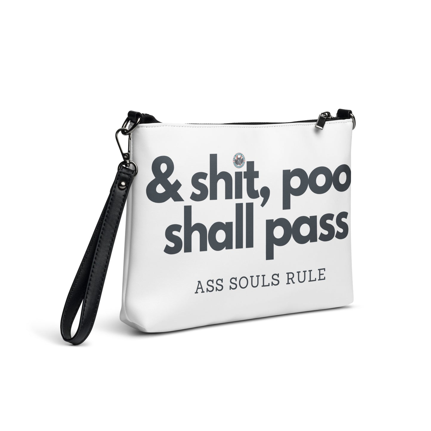 & Shit, Poo, Shall Pass crossbody bag