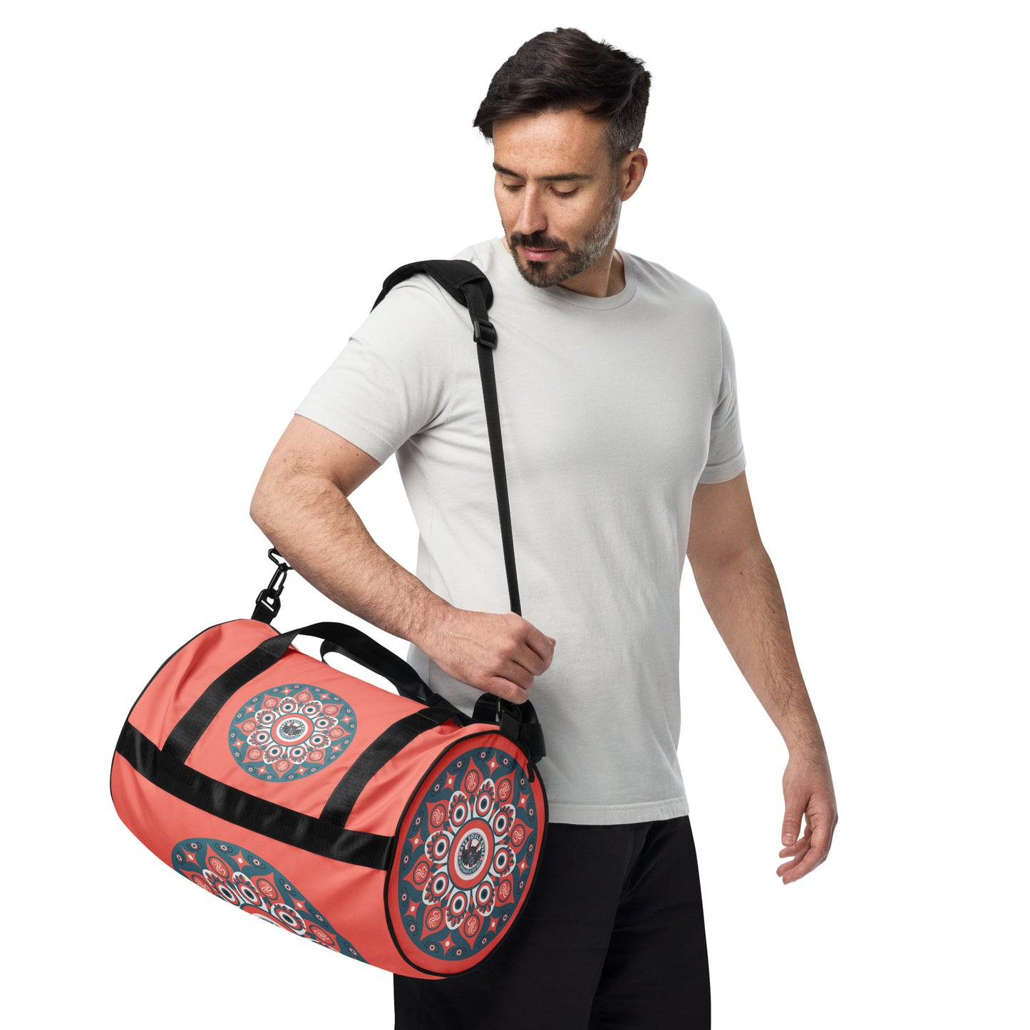 Psyche Secure-I.T. salmon gym bag