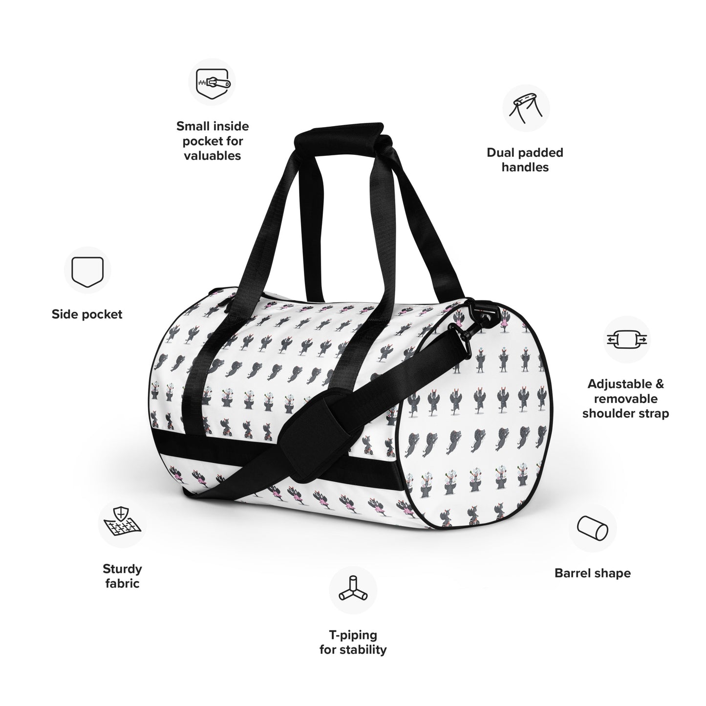 Acer minis print gym bag