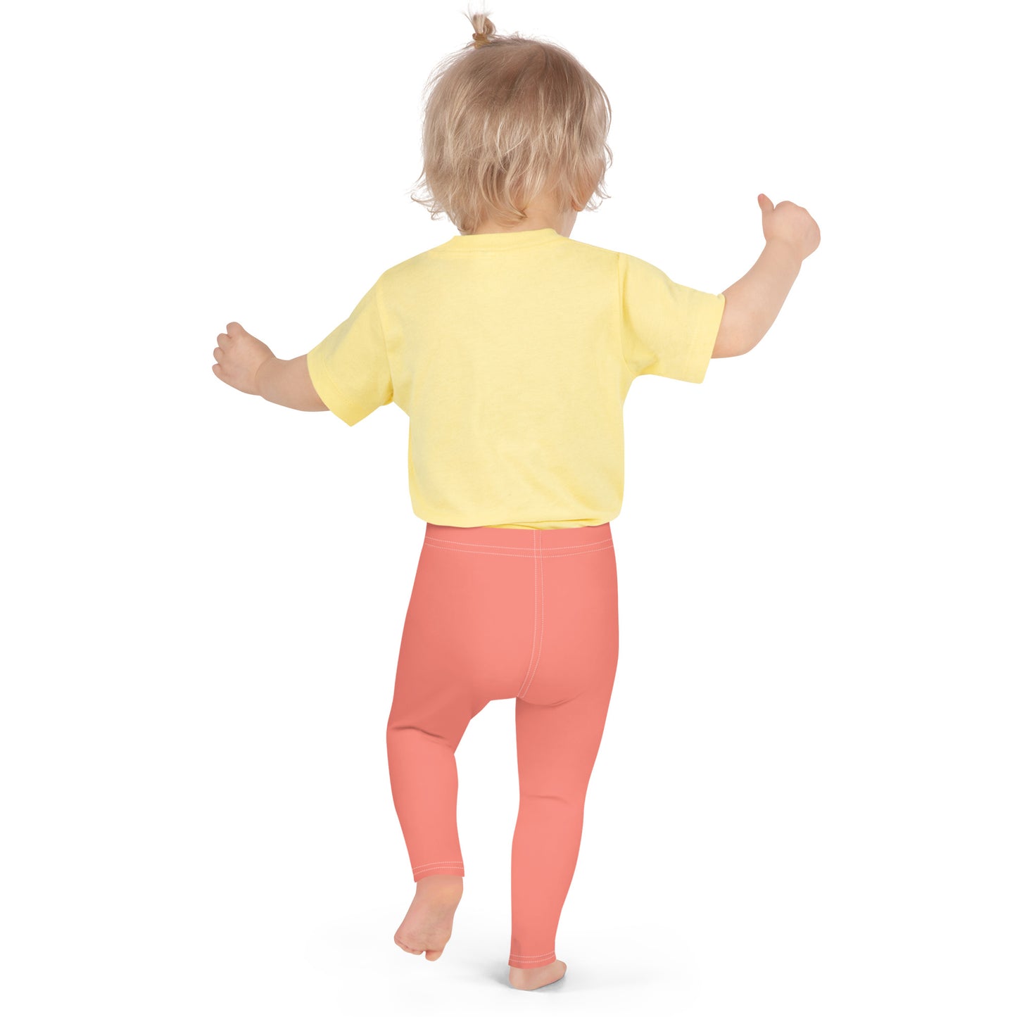 kid's leggings - salmon