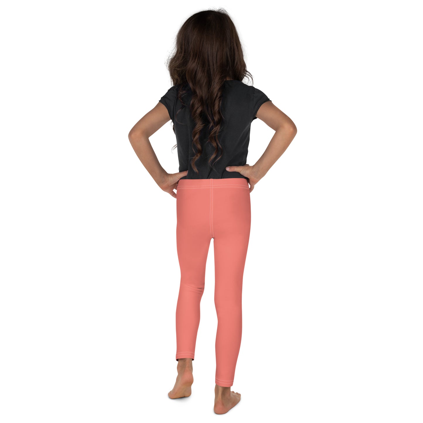 kid's leggings - salmon