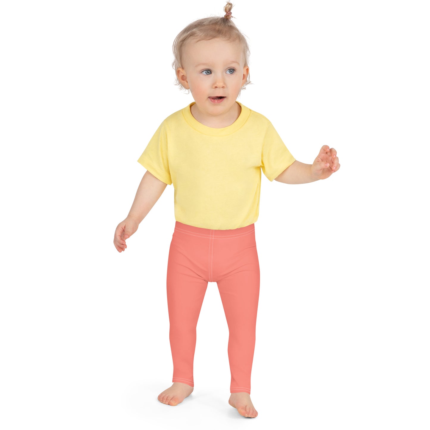 kid's leggings - salmon