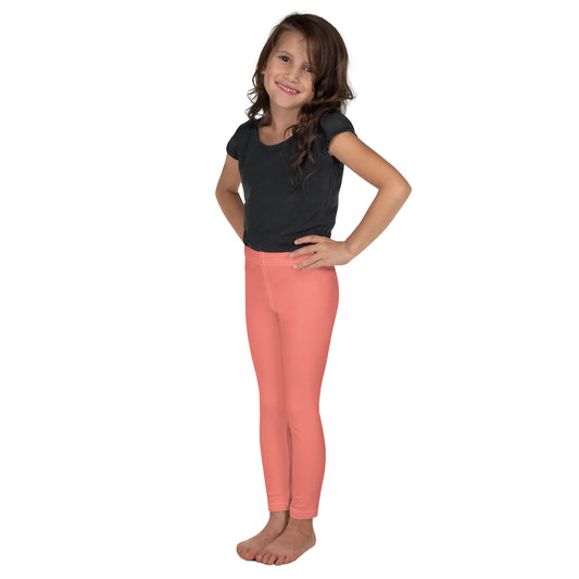 kid's leggings - salmon