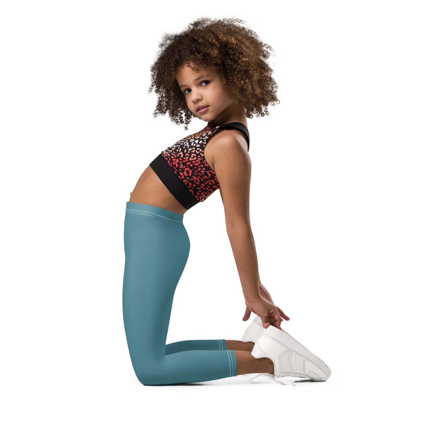 kid's leggings - teal