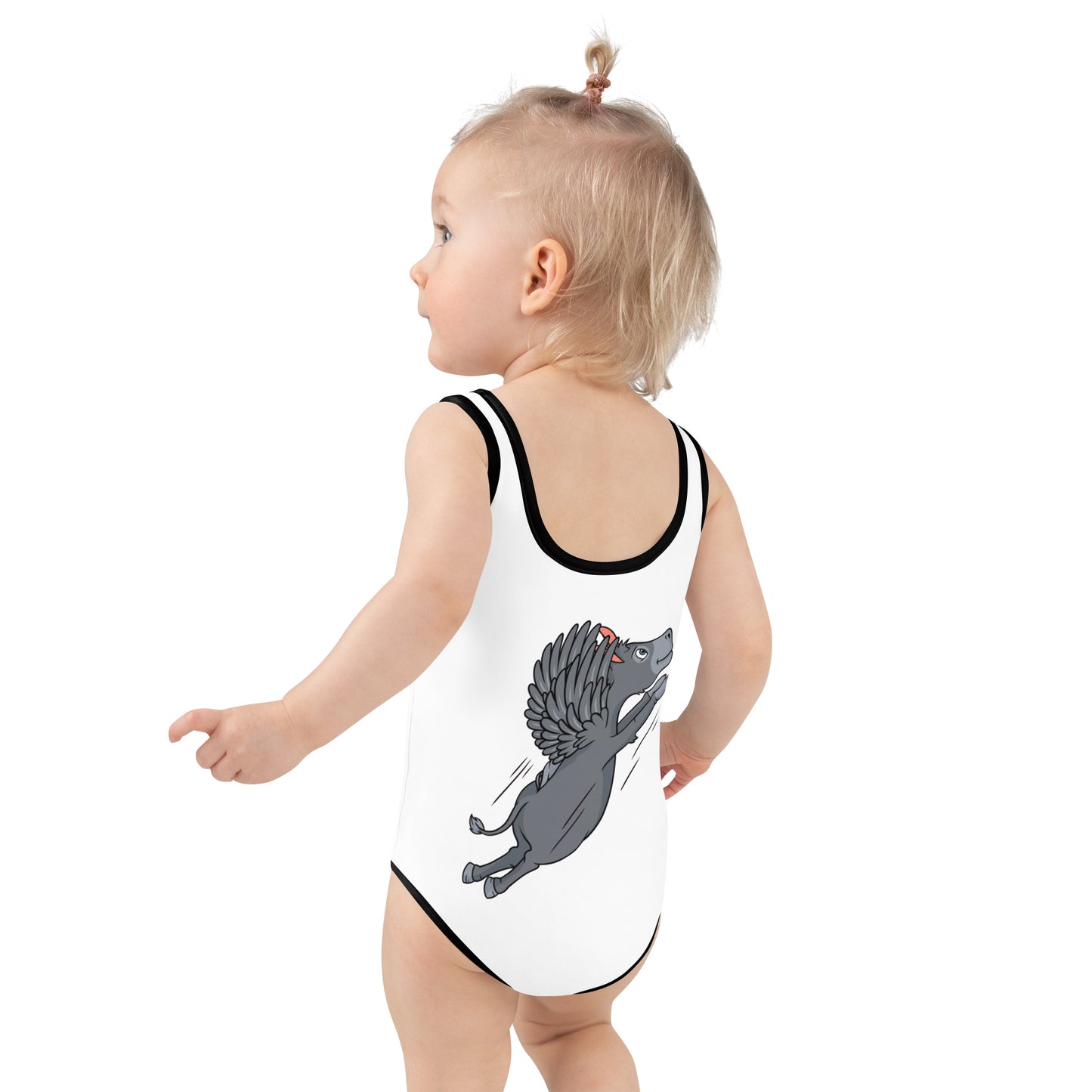 Flying Acer all-over print kids swimsuit