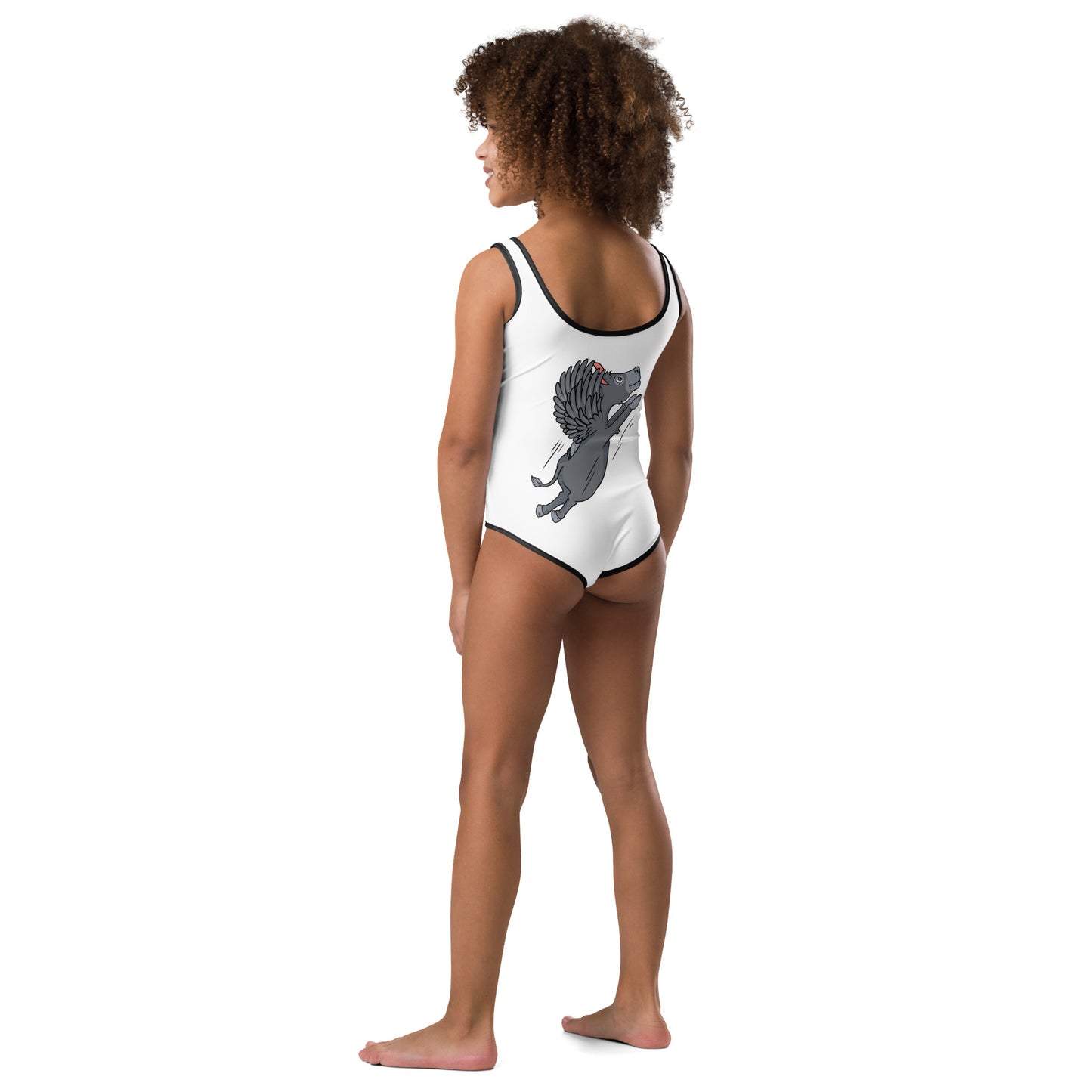 Flying Acer all-over print kids swimsuit