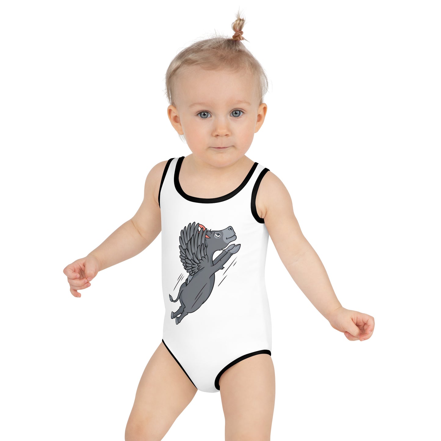 Flying Acer all-over print kids swimsuit