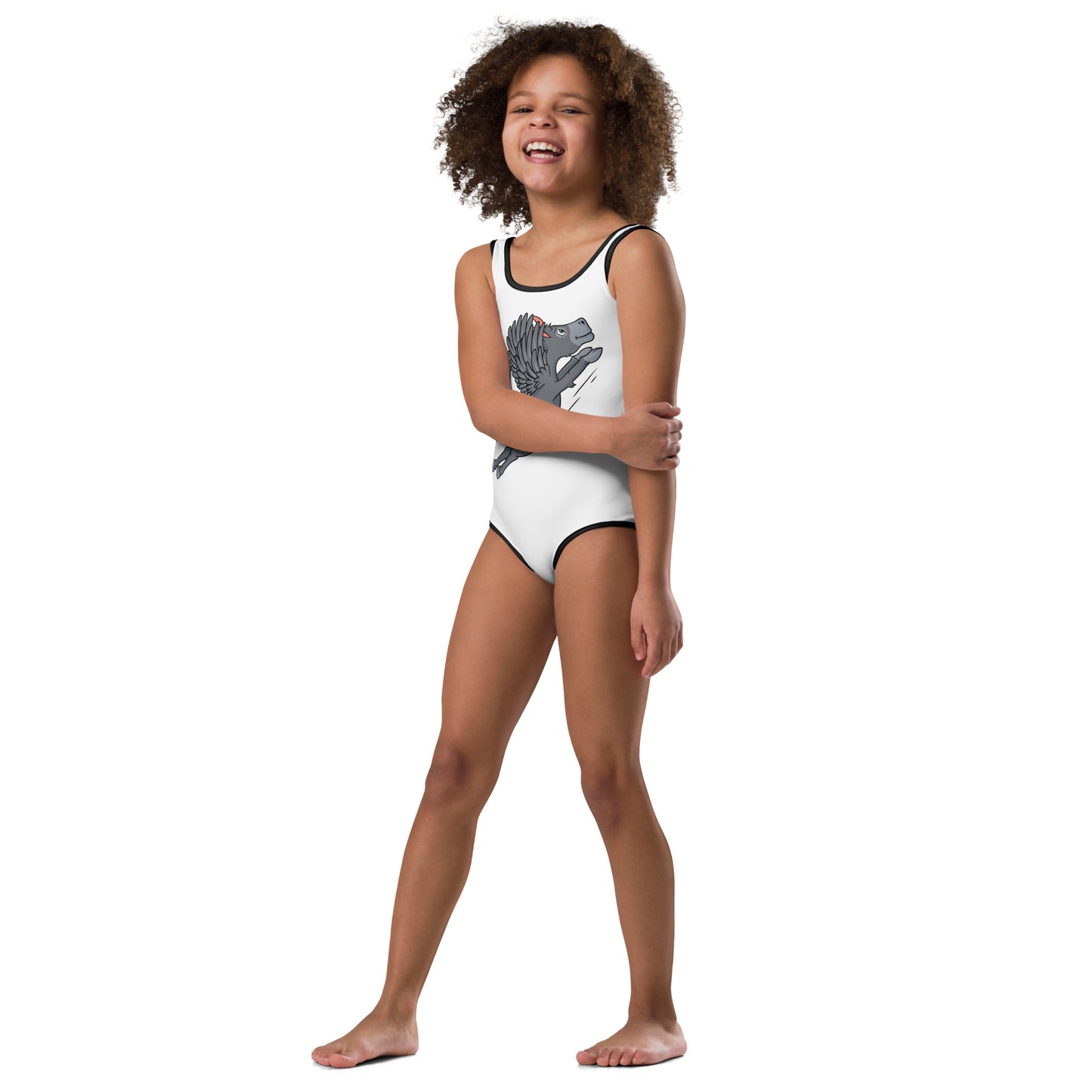 Flying Acer all-over print kids swimsuit