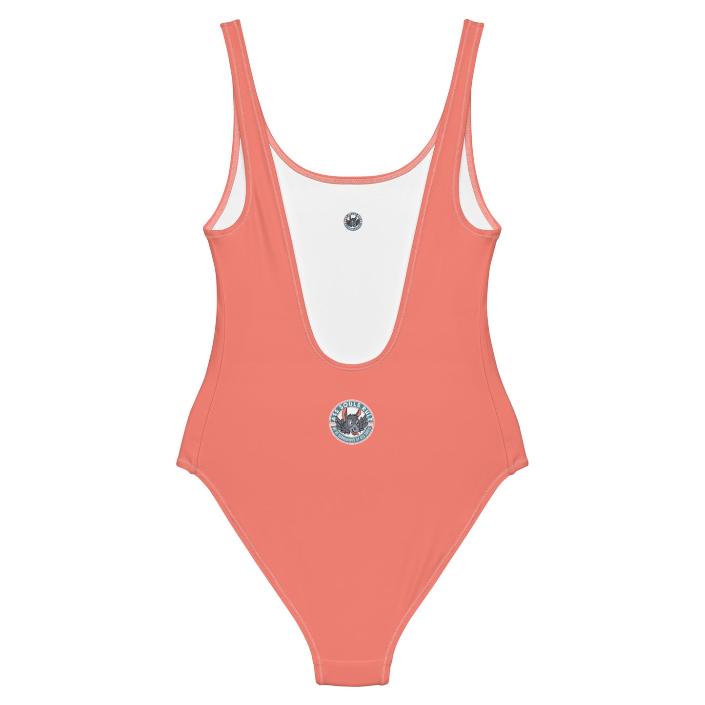 Logo of ASR one-piece swimsuit - salmon