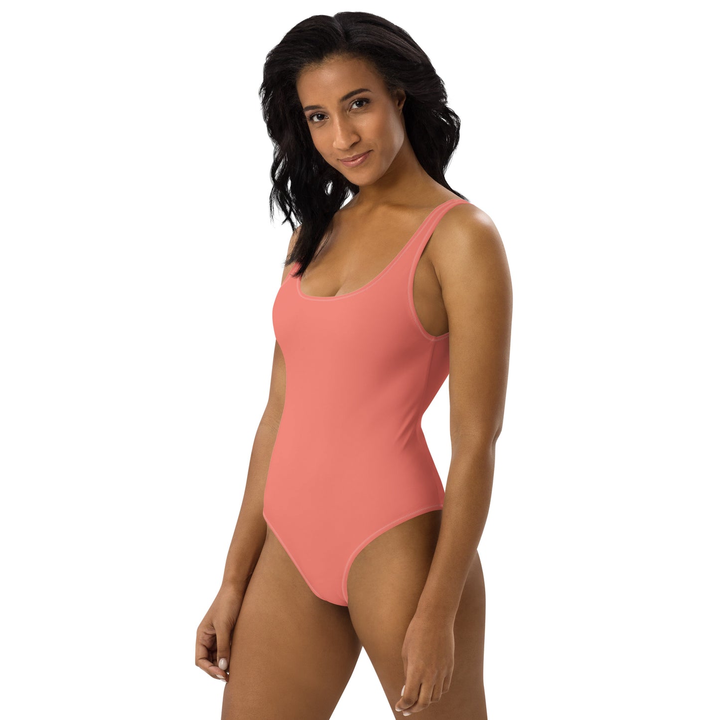 Logo of ASR one-piece swimsuit - salmon