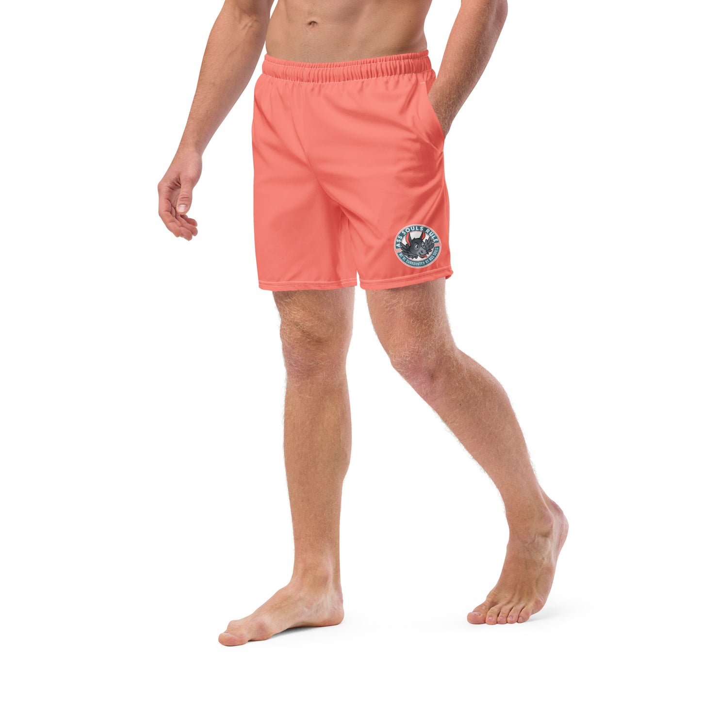 Logo of ASR men's swim trunks