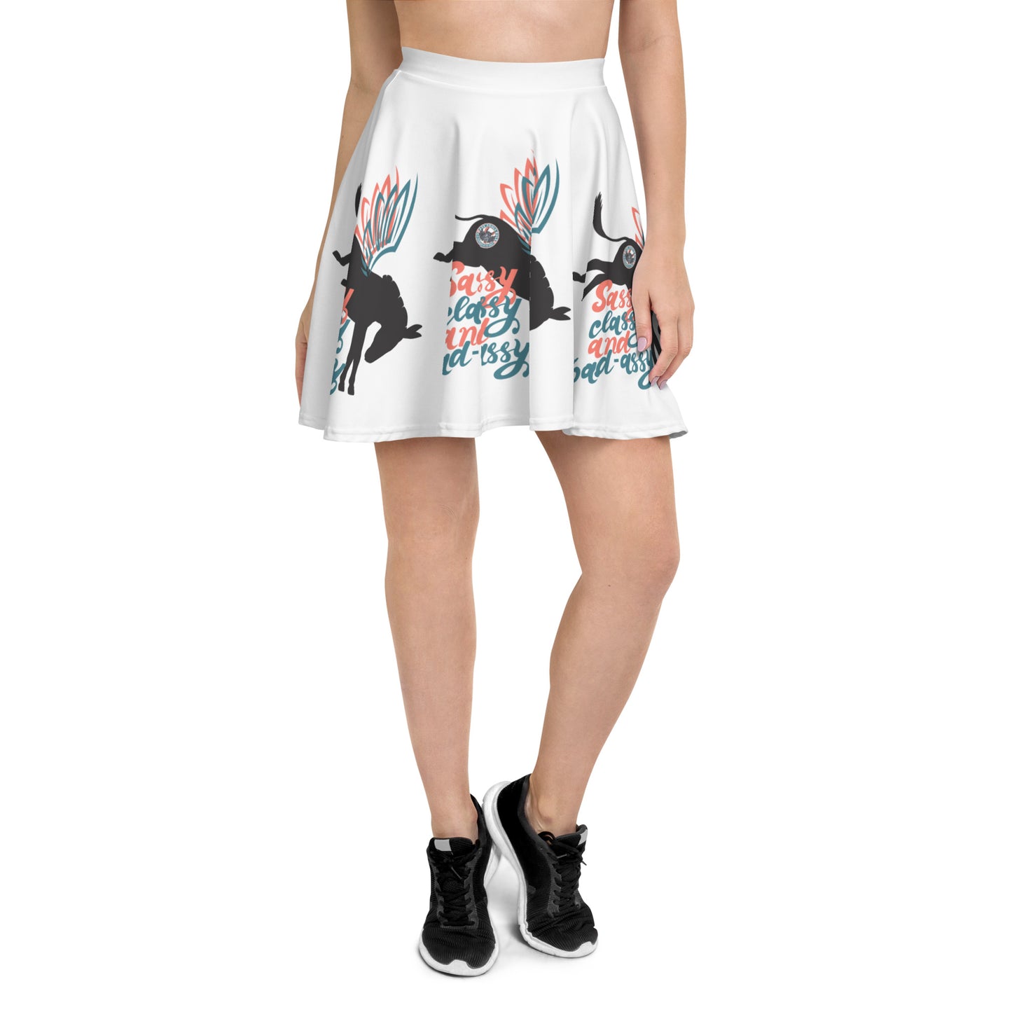 Sassy, Class, & Bad Assy skater skirt