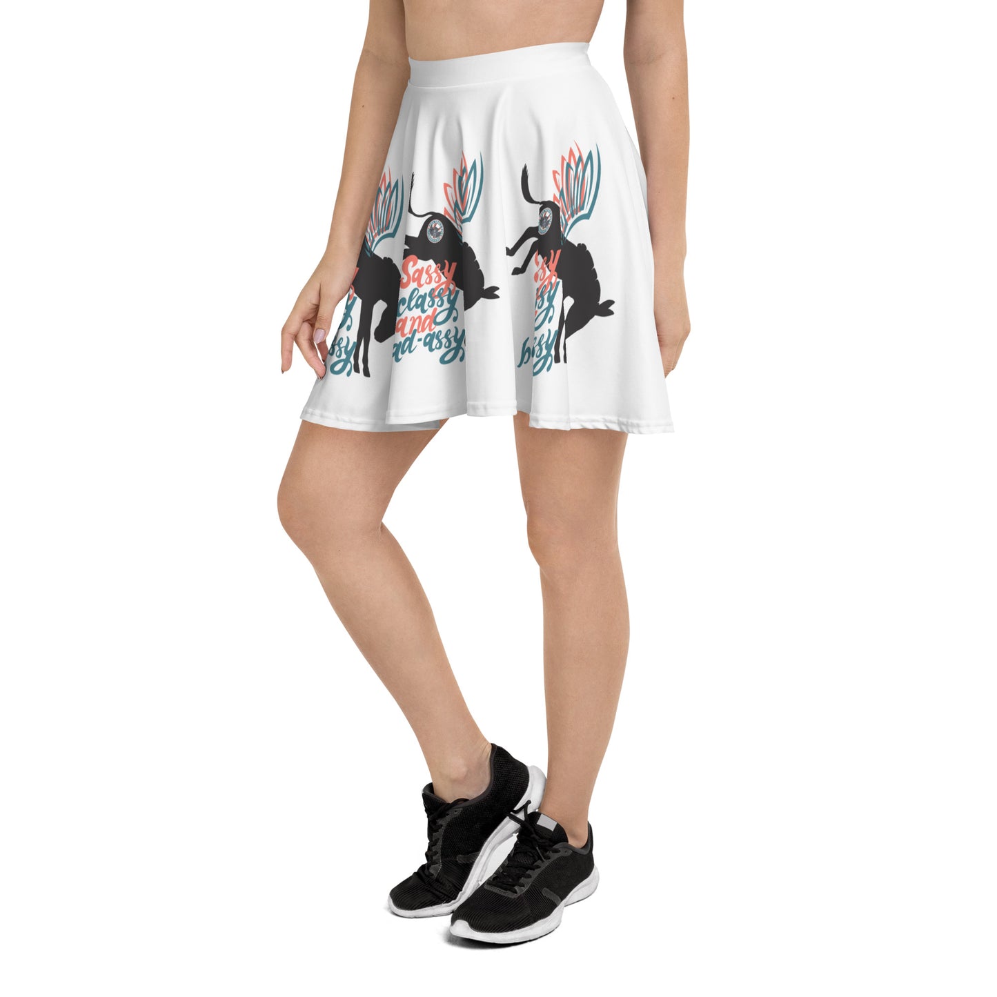 Sassy, Class, & Bad Assy skater skirt