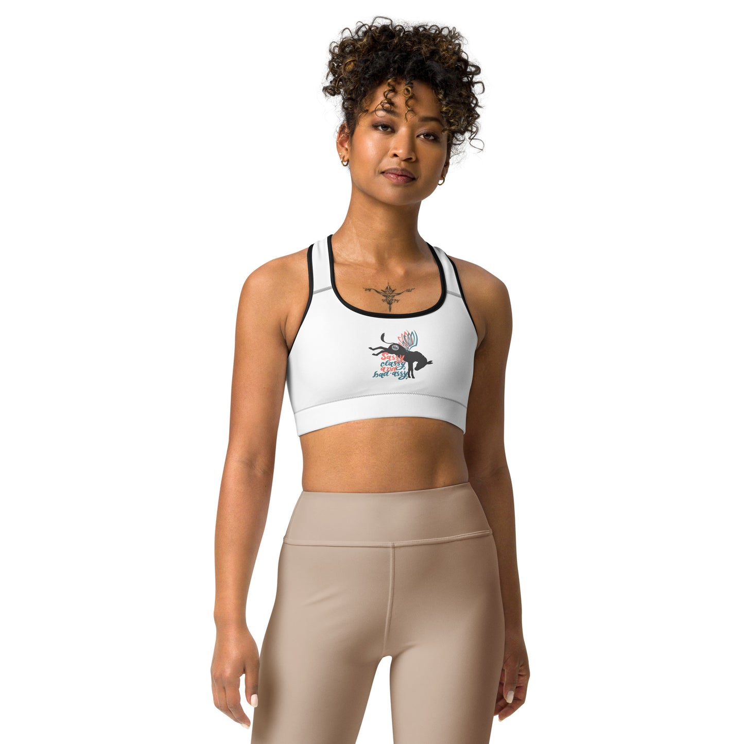 Sassy, Classy, & Bad Assy sports bra