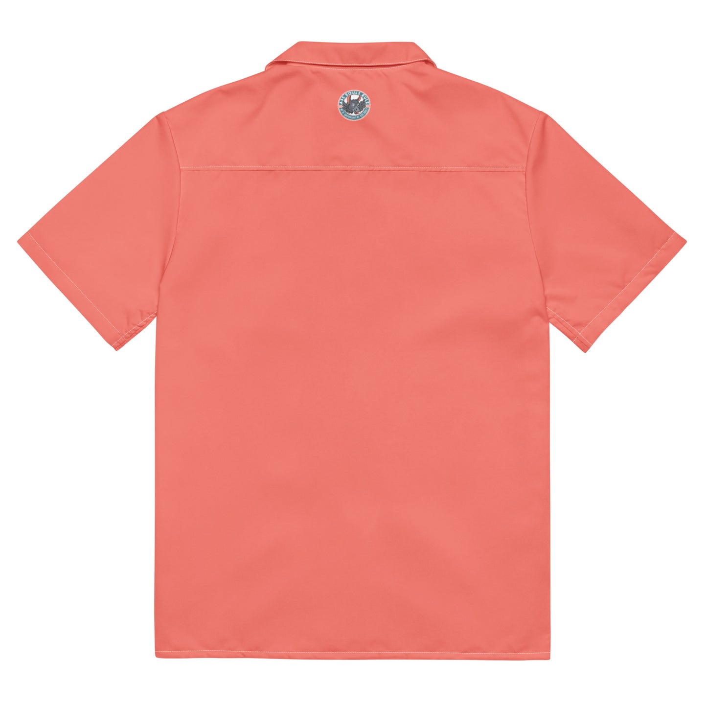 Logo of ASR unisex button shirt - salmon