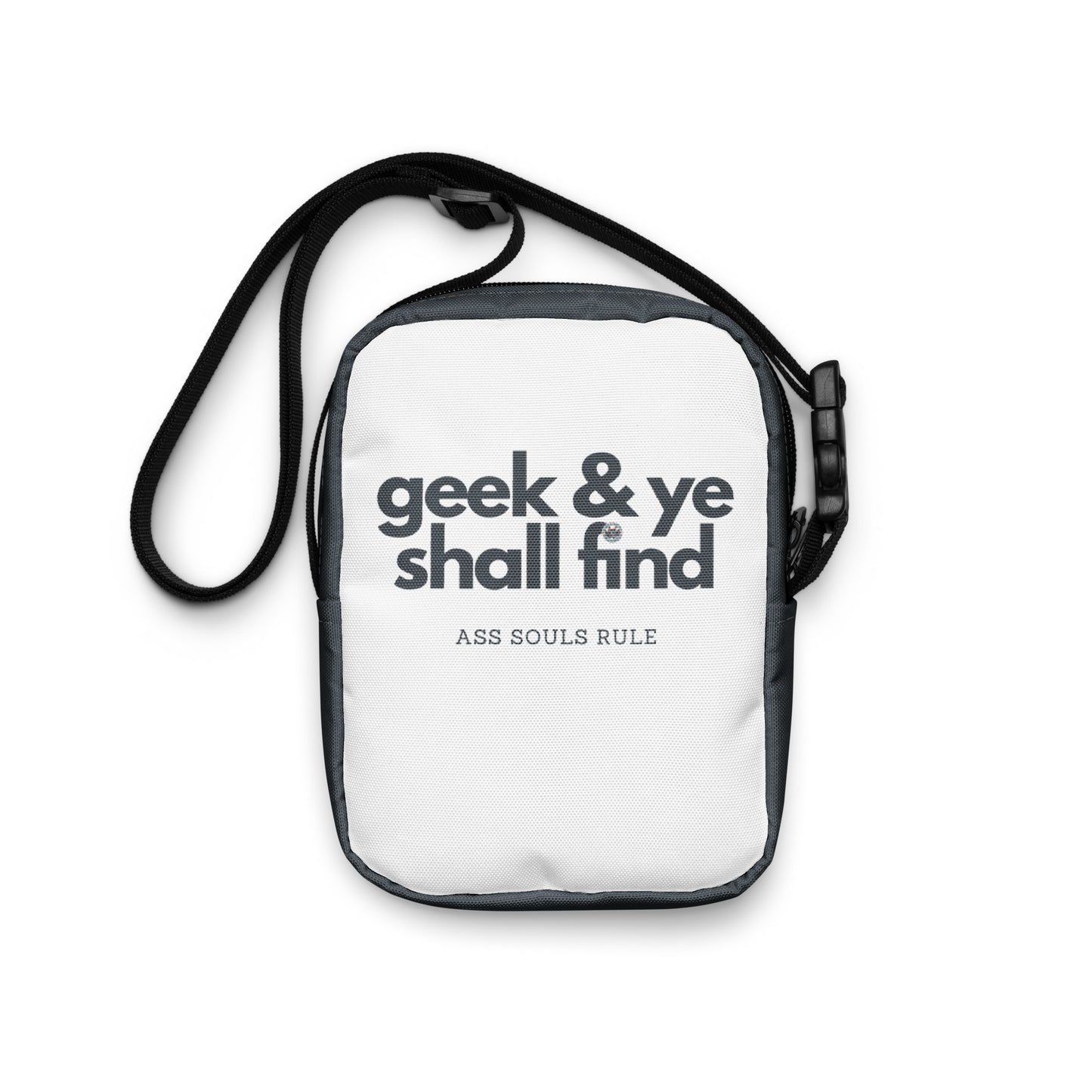 Geek & Ye Shall Find utility crossbody bag - gray