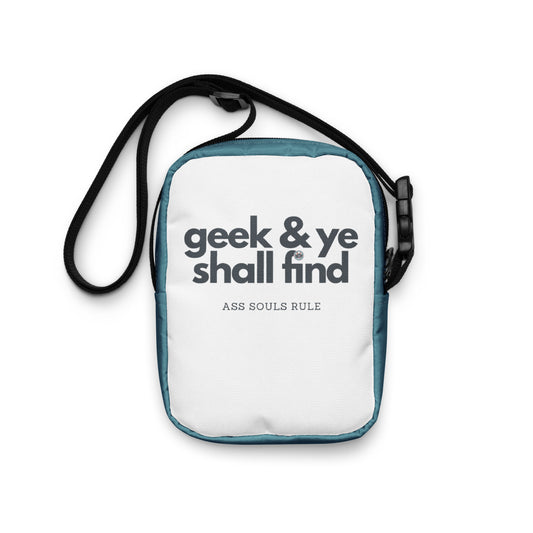 Geek & Ye Shall Find utility crossbody bag - teal