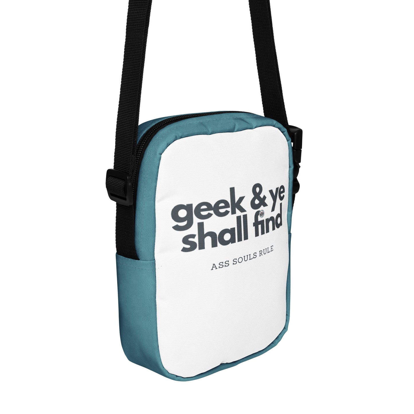 Geek & Ye Shall Find utility crossbody bag - teal