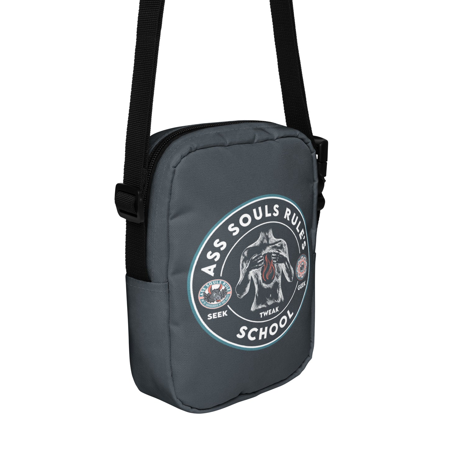 Ass Souls Rule's School utility crossbody bag