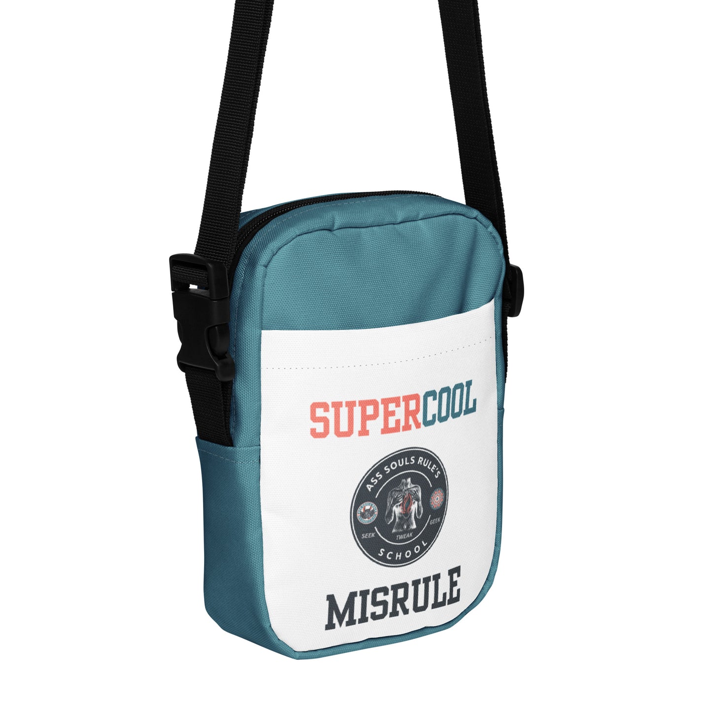 SuperCool MisRule utility crossbody bag - teal