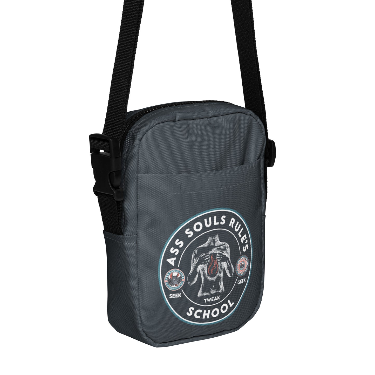 Ass Souls Rule's School utility crossbody bag