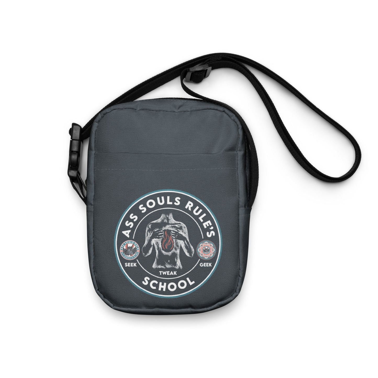 Ass Souls Rule's School utility crossbody bag