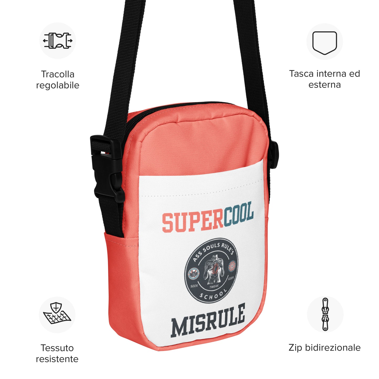 SuperCool MisRule utility crossbody bag