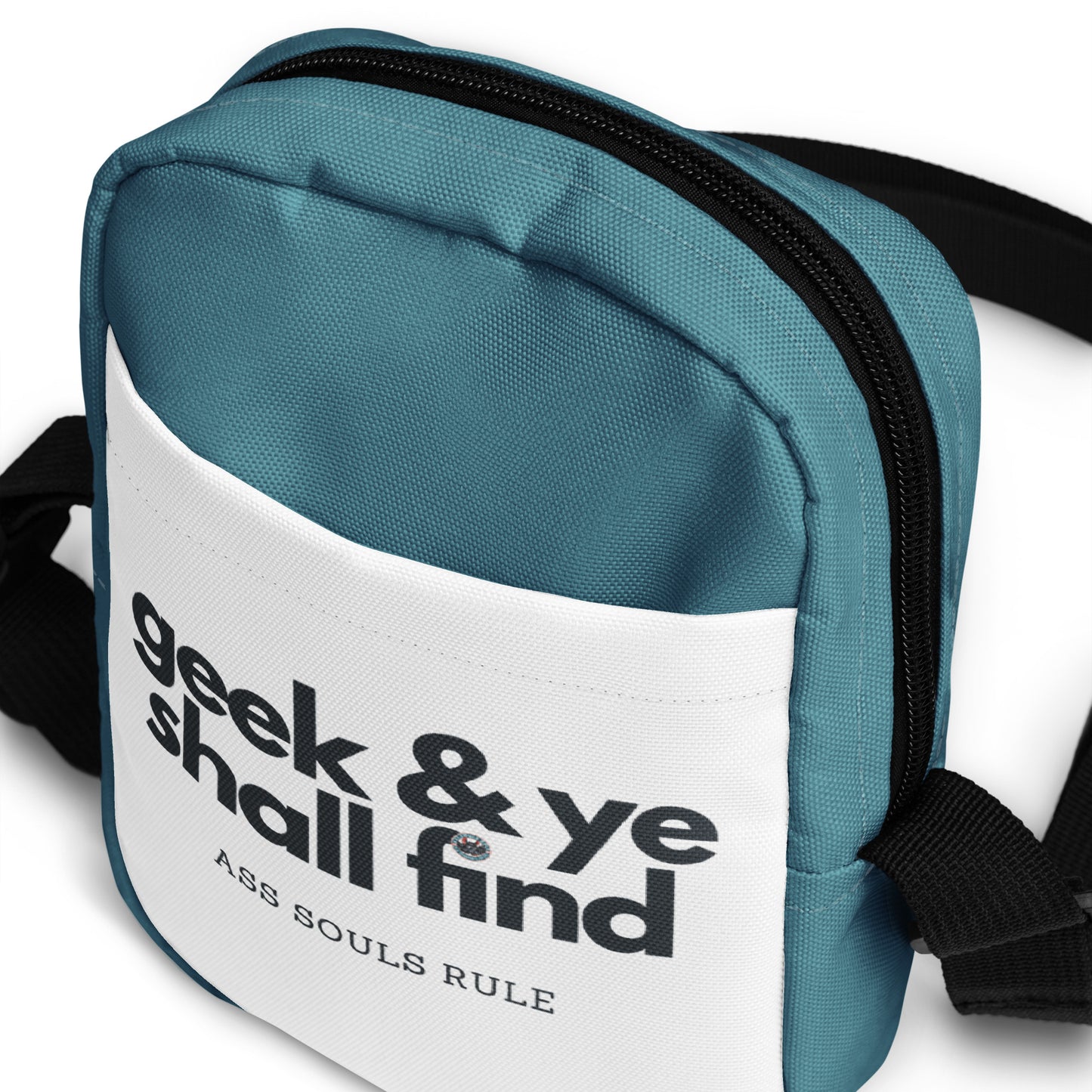 Geek & Ye Shall Find utility crossbody bag - teal