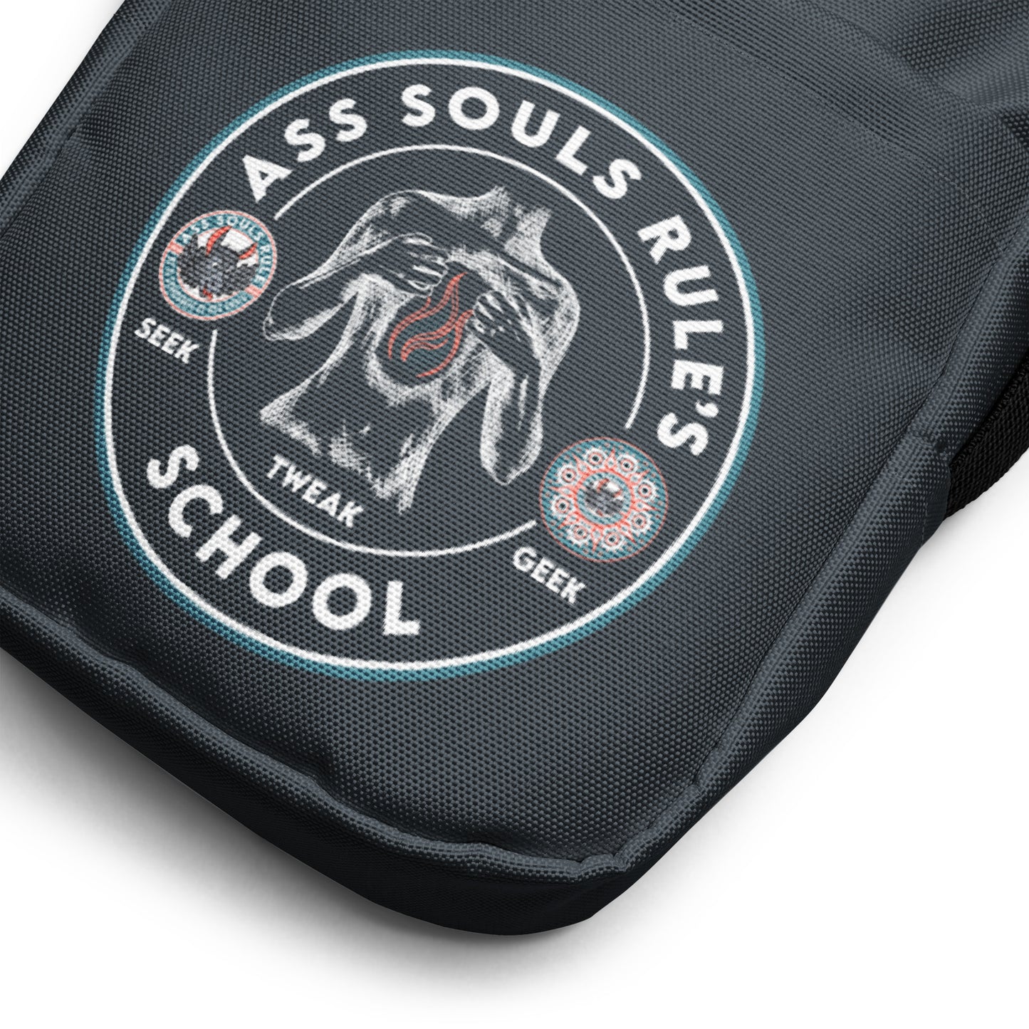 Ass Souls Rule's School utility crossbody bag