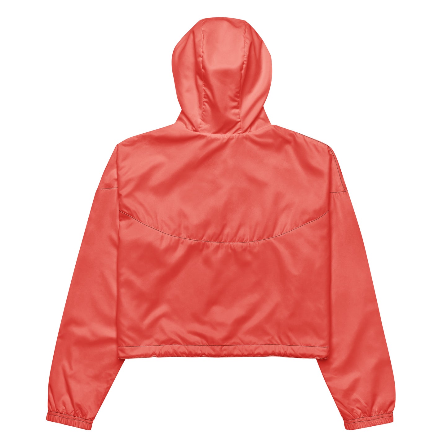 Logo of ASR women’s cropped windbreaker - salmon