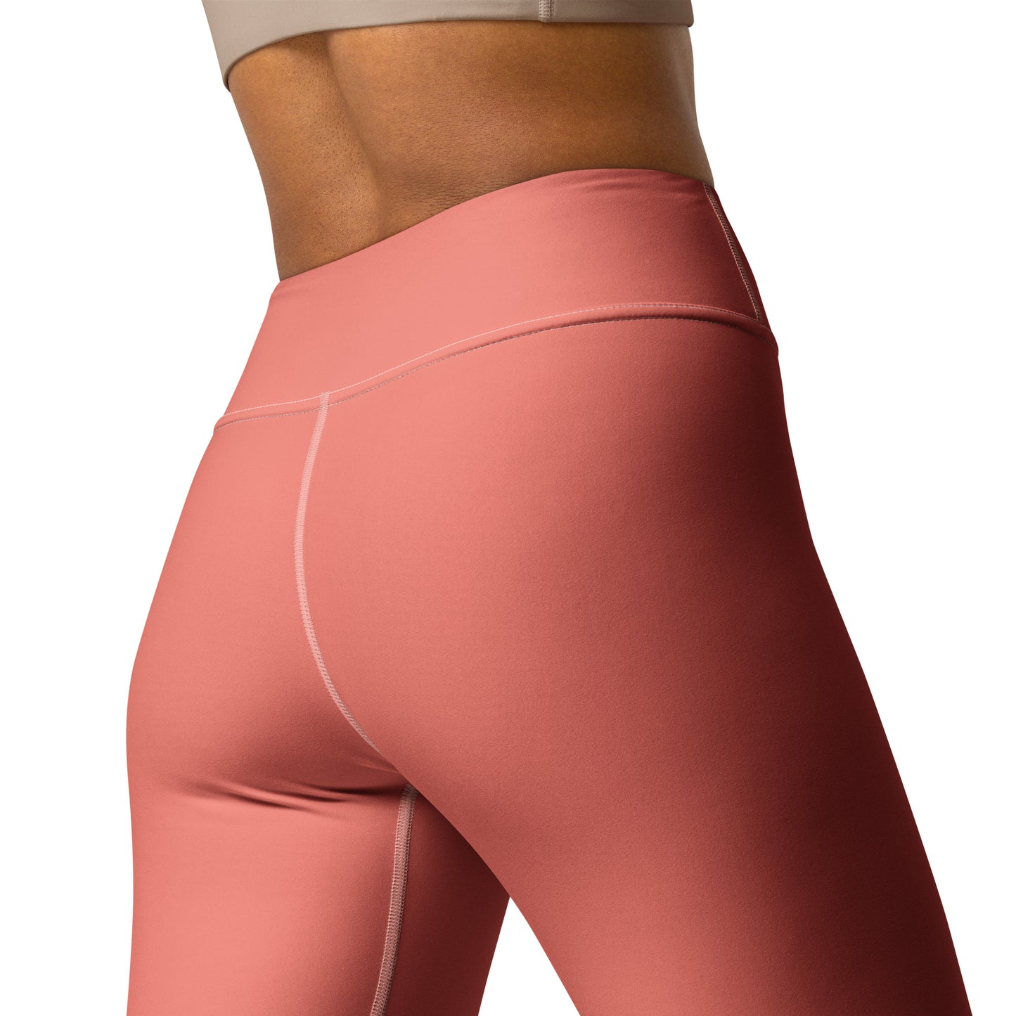 Salmon yoga leggings