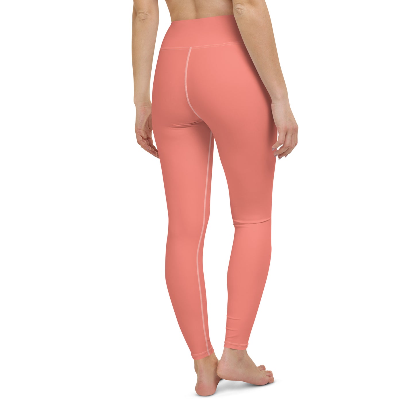 Salmon yoga leggings