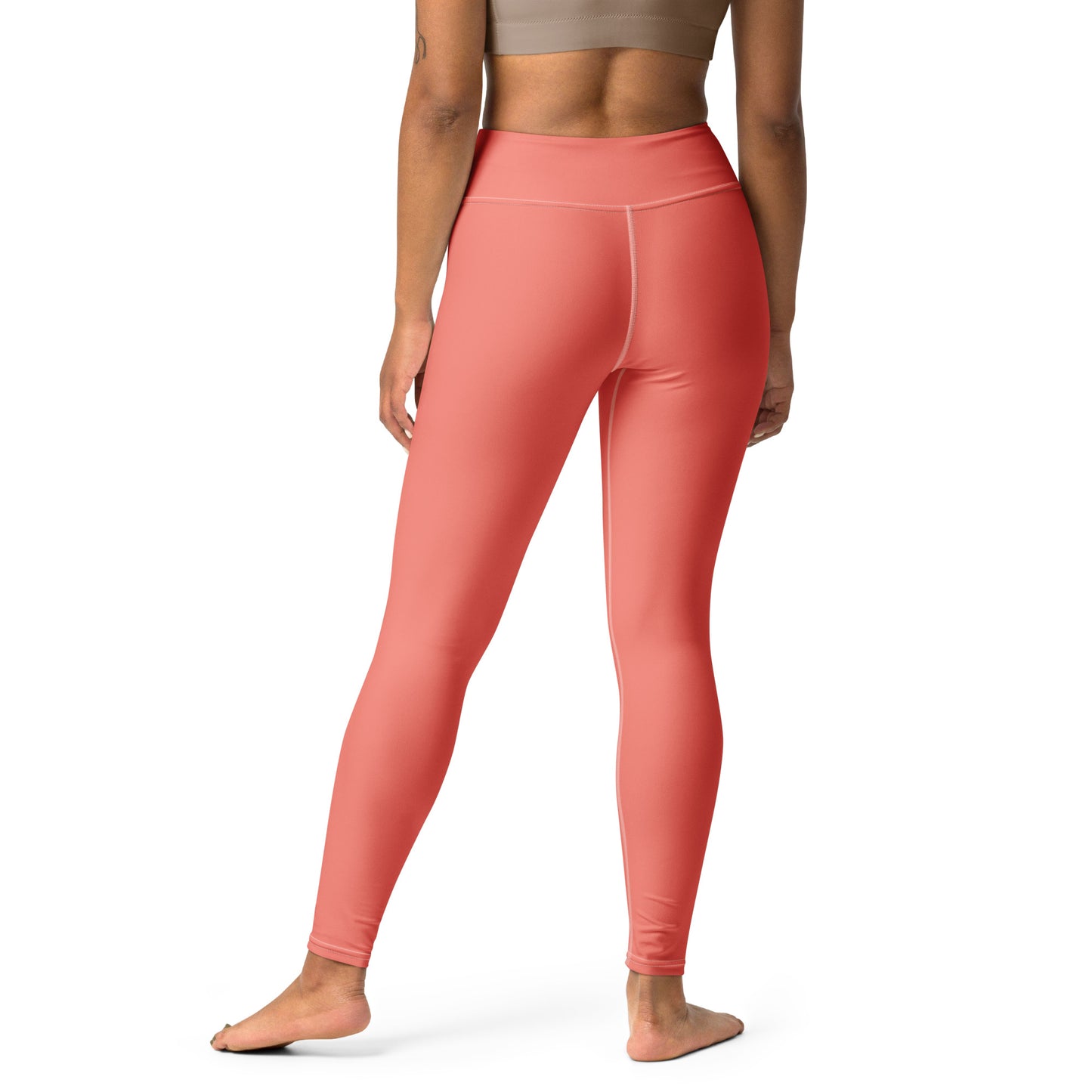 Salmon yoga leggings