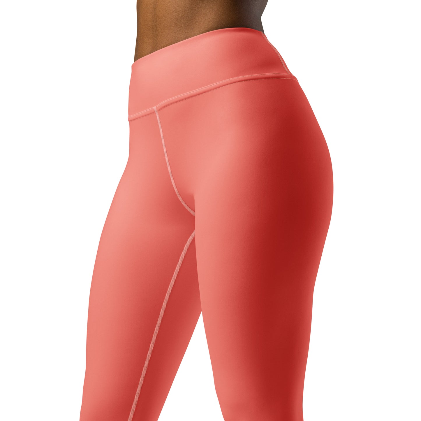 Salmon yoga leggings