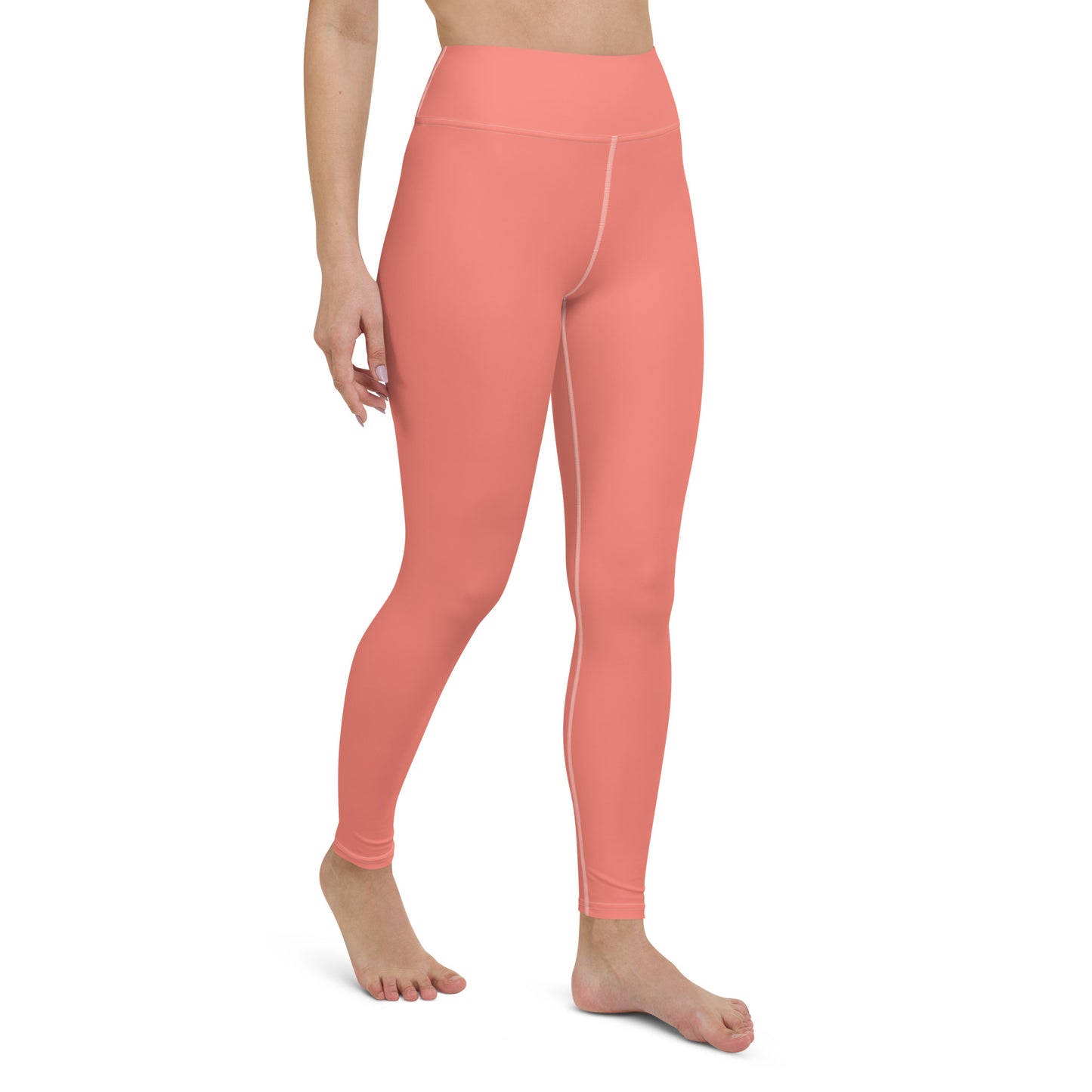 Salmon yoga leggings